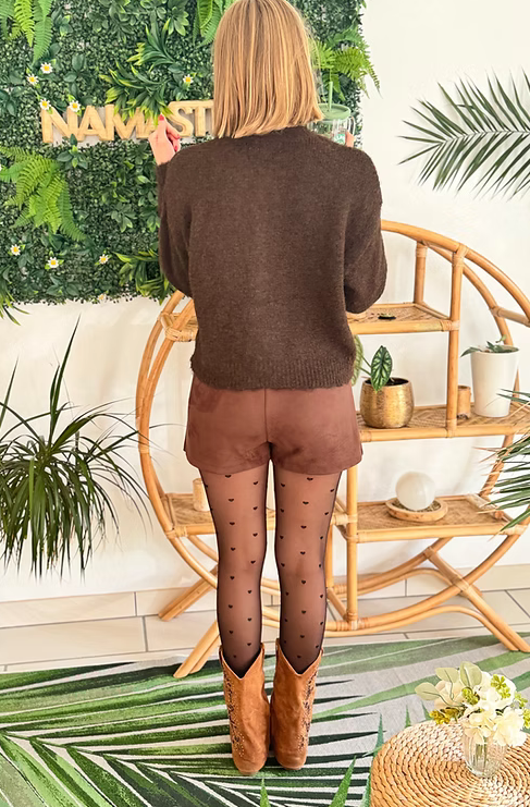 Jupe Short Sydney marron