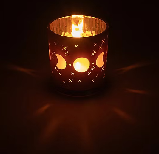 Photophores "Les Divins" : Lune et Soleil