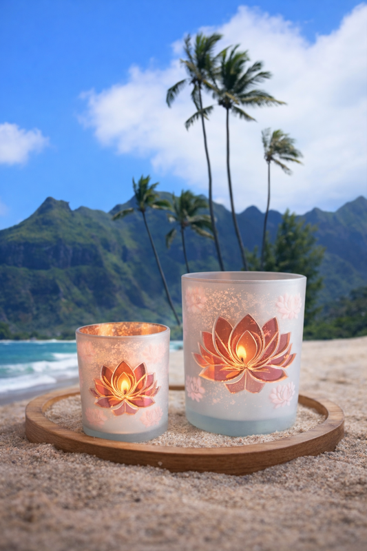 photophores "Les Divins" Grand Modèle : Lotus