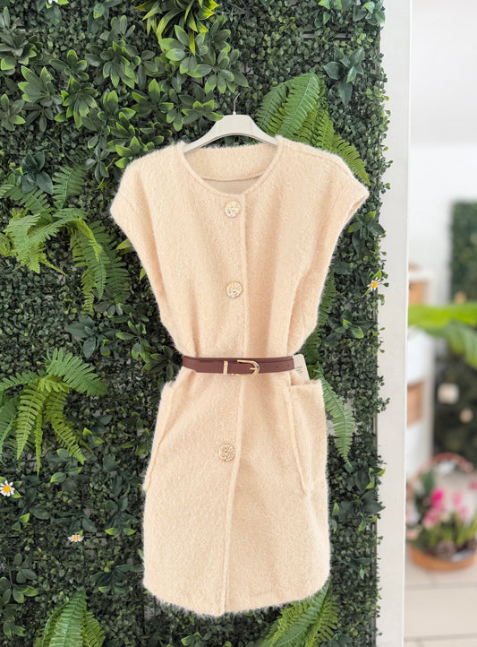 Gilet Florence Écru