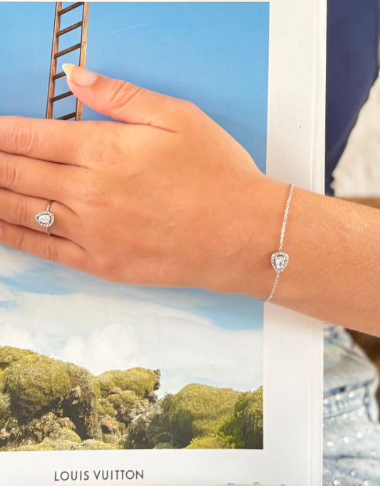 Bracelet marquise dorée