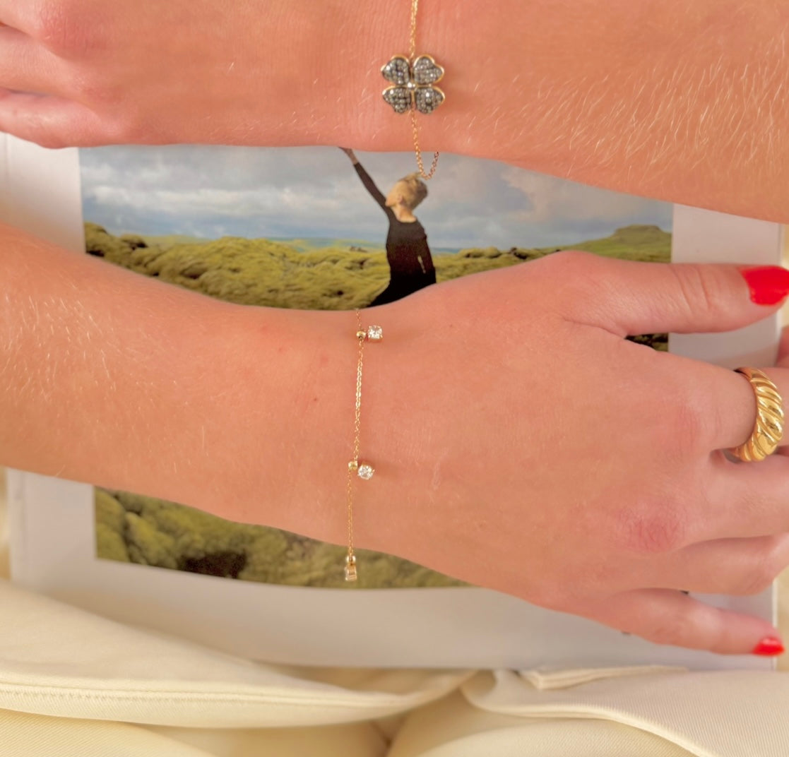 Bracelet élégant dorée