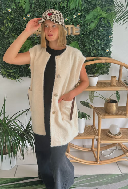 Gilet Florence Écru