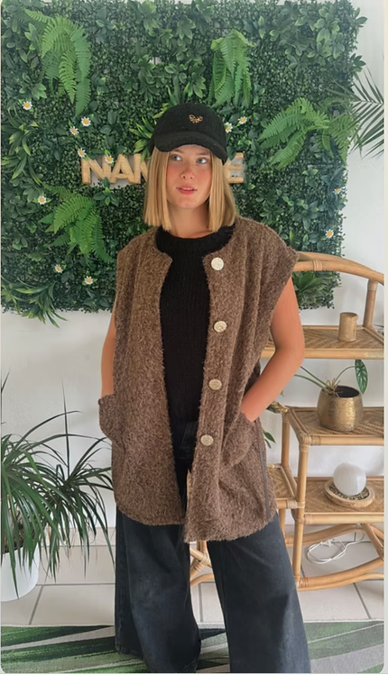 Gilet Florence Chocolat