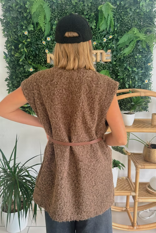 Gilet Florence Chocolat