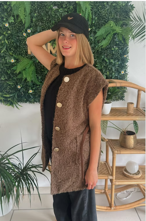 Gilet Florence Chocolat