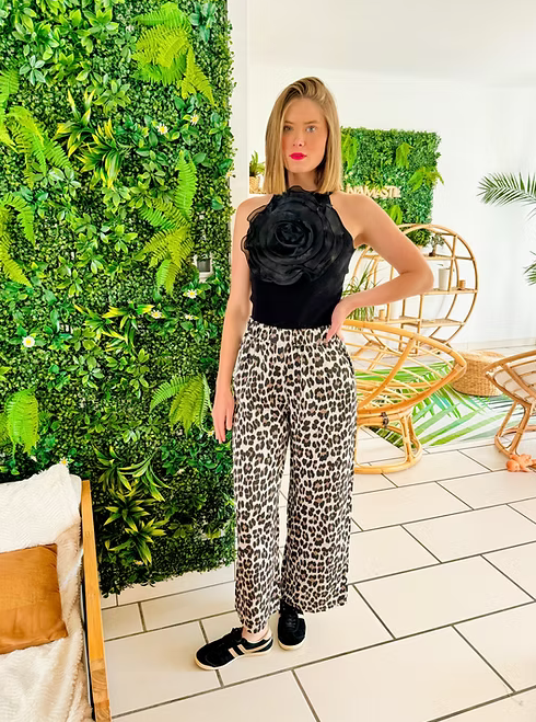 Pantalon Léopard