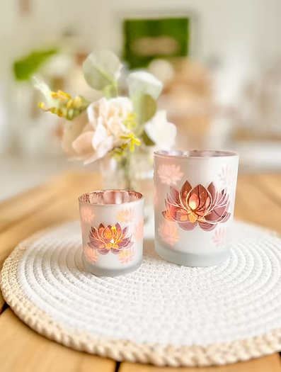 photophores "Les Divins" Grand Modèle : Lotus