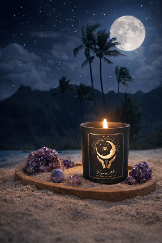 Bougie pour les rituels de pleine lune 🌕