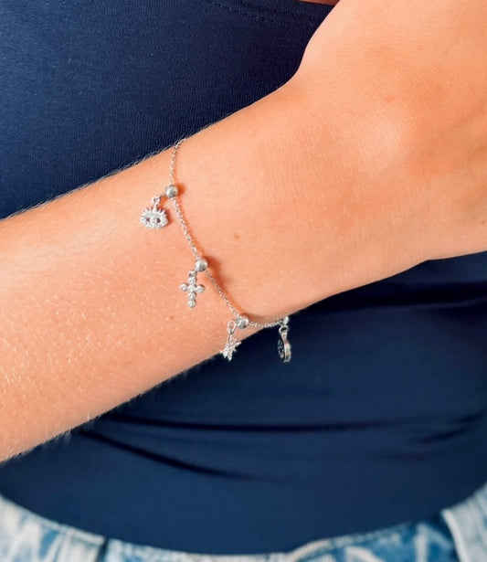 Bracelet Star argent