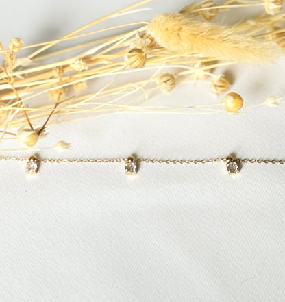 Bracelet élégant dorée